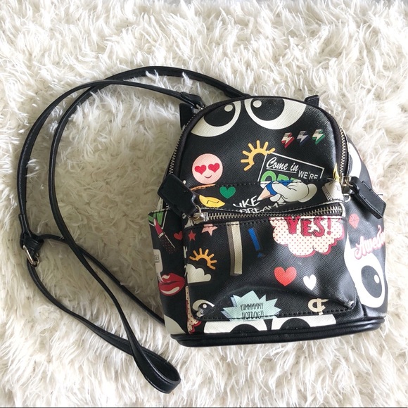 emoji mini backpack